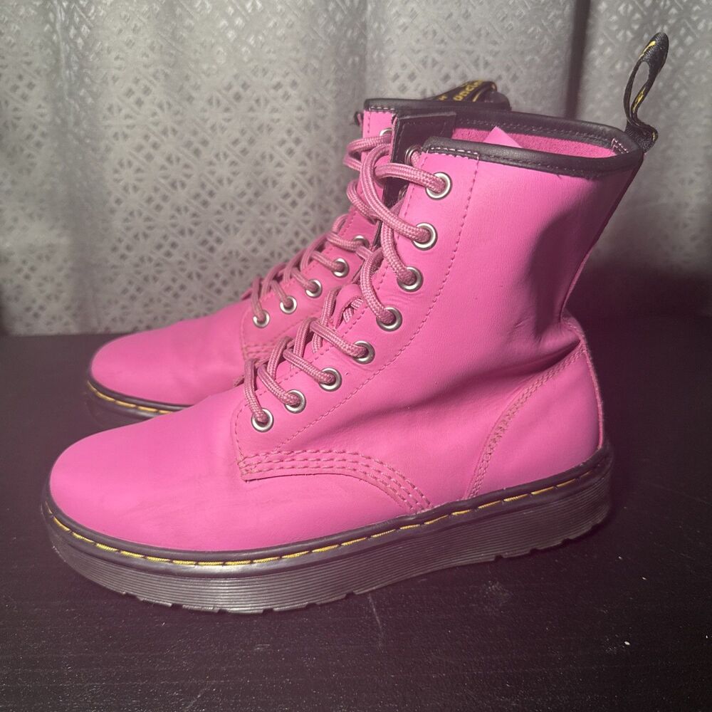 Dr. Martens Women’s Size 7 1460 Clash Pink (Hot Pink) No Box